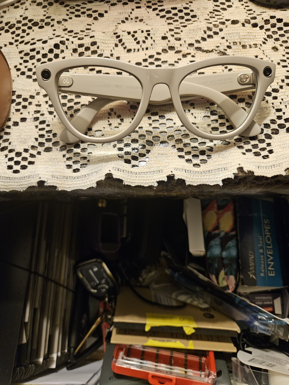 Ray Ban Skyler Matte Light Gray Cat-Eye Frames